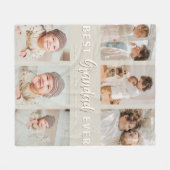Couverture Polaire Stylish Best Grandad Ever 6 Photo  (Devant (Horizontal))