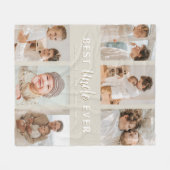 Couverture Polaire Stylish Best Uncle Ever 6 Photo (Devant (Horizontal))