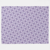 Couverture Polaire Stylish Lilac Interlocking Rings Seamless Design (Devant (Horizontal))