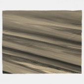 Couverture Polaire Subtle Brown Stripe (Devant (Horizontal))