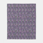 Couverture Polaire Succulente Violette (Devant)