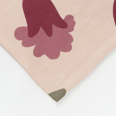 Couverture Polaire Succursale De Grenade Avec Fleurs Et Fruits (Coin)