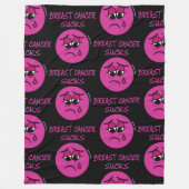 Couverture Polaire SUCKS...Cancer du sein (Devant)