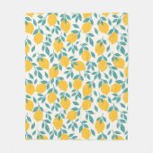 Couverture Polaire Sucré Branches de citron Motif (Devant)