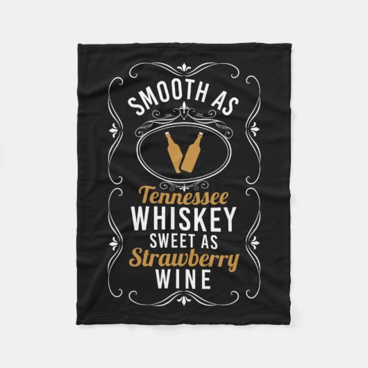 Couverture Polaire Sucré Comme Fraise Vin Tennessee Fierté Boire (Devant)