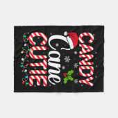Couverture Polaire Sucre de canne Cutie Cute Funny Noël Noël Noël Noë (Devant (Horizontal))