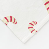 Couverture Polaire Sucre de canne Motif (Coin)