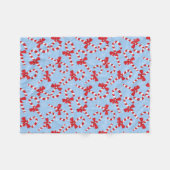 Couverture Polaire Sucre de canne Noël (Devant (Horizontal))