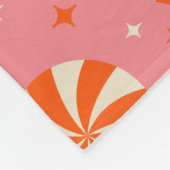 Couverture Polaire Sucre de canne Noël rétro motif (Coin)