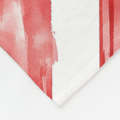 Couverture Polaire Sucre de canne Red Stripes Noël (Coin)