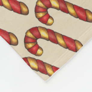 Couverture Polaire Sucre de canne Twist Christmas Cookie Holiday Baki