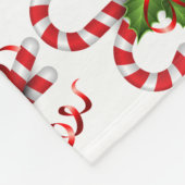 Couverture Polaire Sucres de canne de Noël (Coin)
