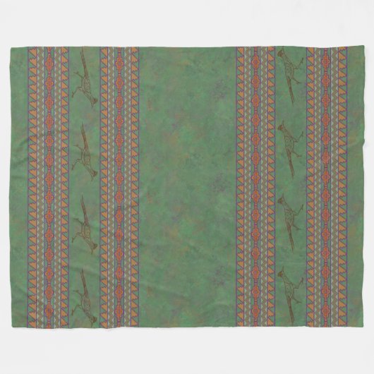 Couverture Polaire Sud-ouest Roadrunner Sagebrush Green (Devant (Horizontal))