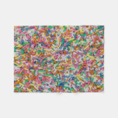 Couverture Polaire Sugar sprinkles colorful (Devant (Horizontal))