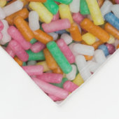 Couverture Polaire Sugar sprinkles colorful (Coin)