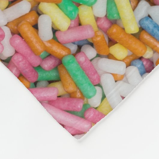 Couverture Polaire Sugar sprinkles colorful (Coin)