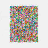Couverture Polaire Sugar sprinkles colorful (Devant)