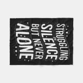 Couverture Polaire Suicide Awareness Depression Anxiety Mental Health (Devant (Horizontal))