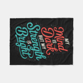 Couverture Polaire Suicide Awareness Depression Anxiety Mental Health (Devant (Horizontal))