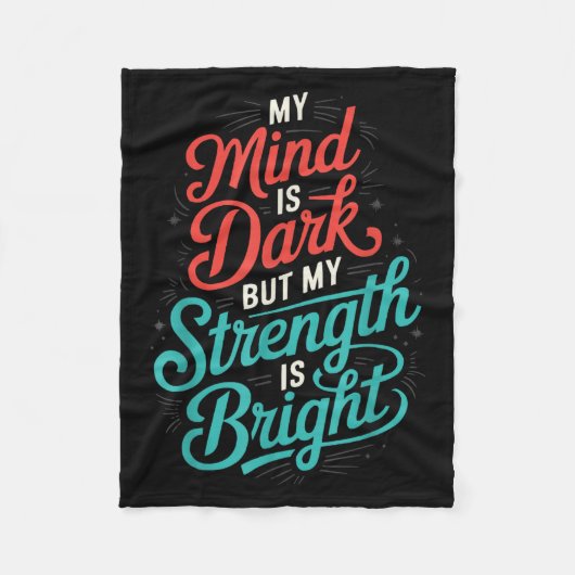 Couverture Polaire Suicide Awareness Depression Anxiety Mental Health (Devant)