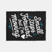 Couverture Polaire Suicide Awareness Depression Anxiety Mental Health (Devant (Horizontal))