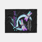 Couverture Polaire Suicide Awareness Shirt Just Breathe Suicide Preve (Devant (Horizontal))