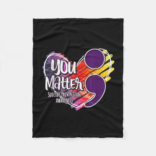 Couverture Polaire Suicide Awareness Shirt Suicide Prevention You (Devant)
