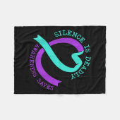 Couverture Polaire Suicide Awareness Suicide Prevention Suprt Survivo (Devant (Horizontal))