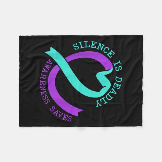 Couverture Polaire Suicide Awareness Suicide Prevention Suprt Survivo (Devant (Horizontal))