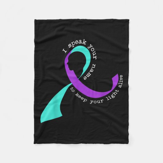 Couverture Polaire Suicide Awareness Suicide Prevention Suprt Survivo (Devant)
