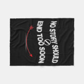 Couverture Polaire Suicide Prevention Awareness ,no Story Should End (Devant (Horizontal))