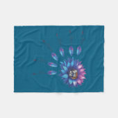 Couverture Polaire Suicide Prevention Awareness Sunflower You Are 988 (Devant (Horizontal))