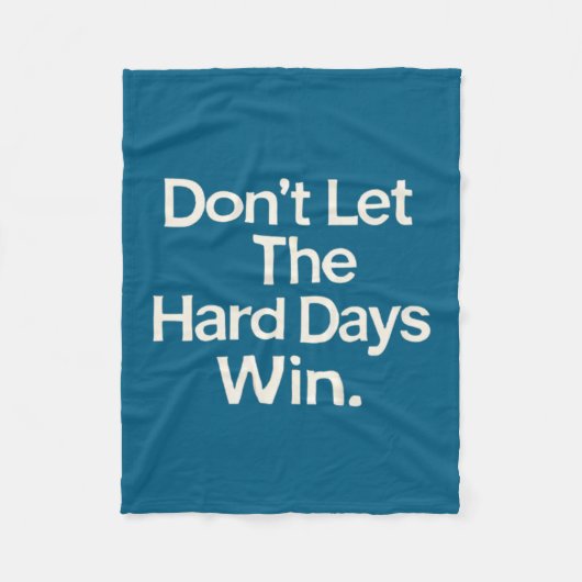 Couverture Polaire Suicide Prevention- Don't Let The Hard Days Win Pr (Devant)