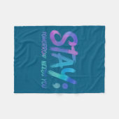 Couverture Polaire Suicide Prevention Stay Tomorrow Needs You Awarene (Devant (Horizontal))