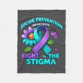 Couverture Polaire Suicide Prevention Suprt Fight Stigma Suicide Awar (Devant)