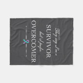 Couverture Polaire Suicide Survivor - I Prefer Overcomer  (Devant (Horizontal))