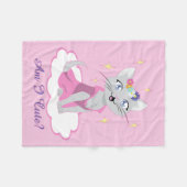 Couverture Polaire Suis-Je Mignonne ? (Devant (Horizontal))