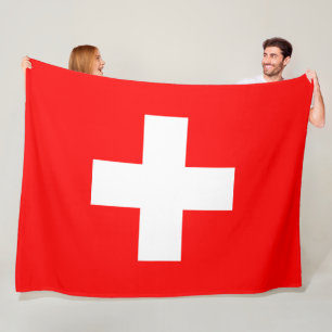 Couverture Polaire Suisse Drapeau Schweiz Suisse Europe Patriotique