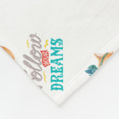 Couverture Polaire Suivez vos rêves Fox (Coin)