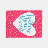 Couverture Polaire Suivez votre coeur 3 (Devant (Horizontal))