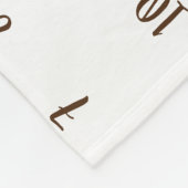 Couverture Polaire Suivi de croissance - Blancs branches Milestone (Coin)