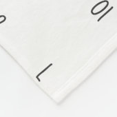 Couverture Polaire Suivi de croissance - Fleurs d'aquarelle de saumon (Coin)