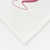 Couverture Polaire Suivi de croissance - Jalon - Fleurs d'aquarelle (Coin)