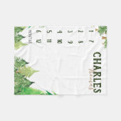 Couverture Polaire Suivi de croissance - Jalon - Forêt de bois (Devant (Horizontal))