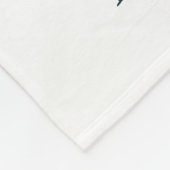 Couverture Polaire Suivi de l'aquarelle de jalon, fleurs blanches (Coin)