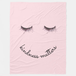 Couverture Polaire Sujets de gentillesse de cils