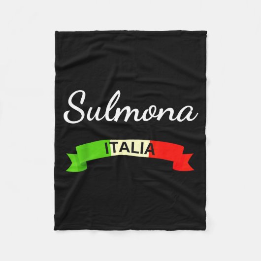 Couverture Polaire Sulmona Italy Flag Italia Souvenir Gift Matching I (Devant)