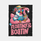 Couverture Polaire Summer Vacation Chicken Floating Boating Summer Vi (Devant)