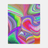 Couverture Polaire Summerrainbow, Rainbowart 3D Abstrait (Devant)