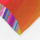 Couverture Polaire Summerrainbow, Rainbowart 3D Abstrait (Coin)